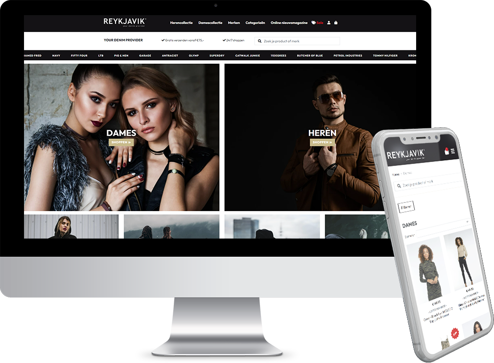 Maatwerk Webshop voor Reykjavik Online
