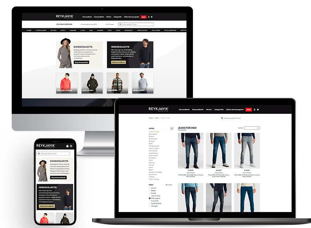 Restyling Maatwerk Webshop Reykjavik Online