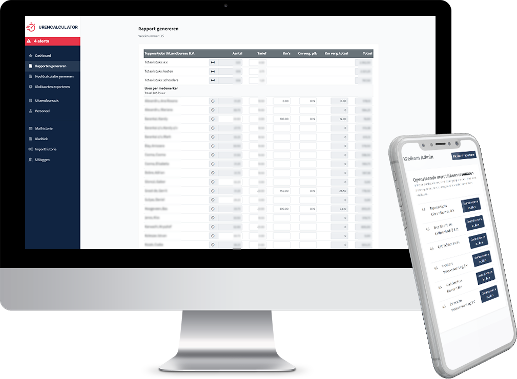 Urencalculatie Web App